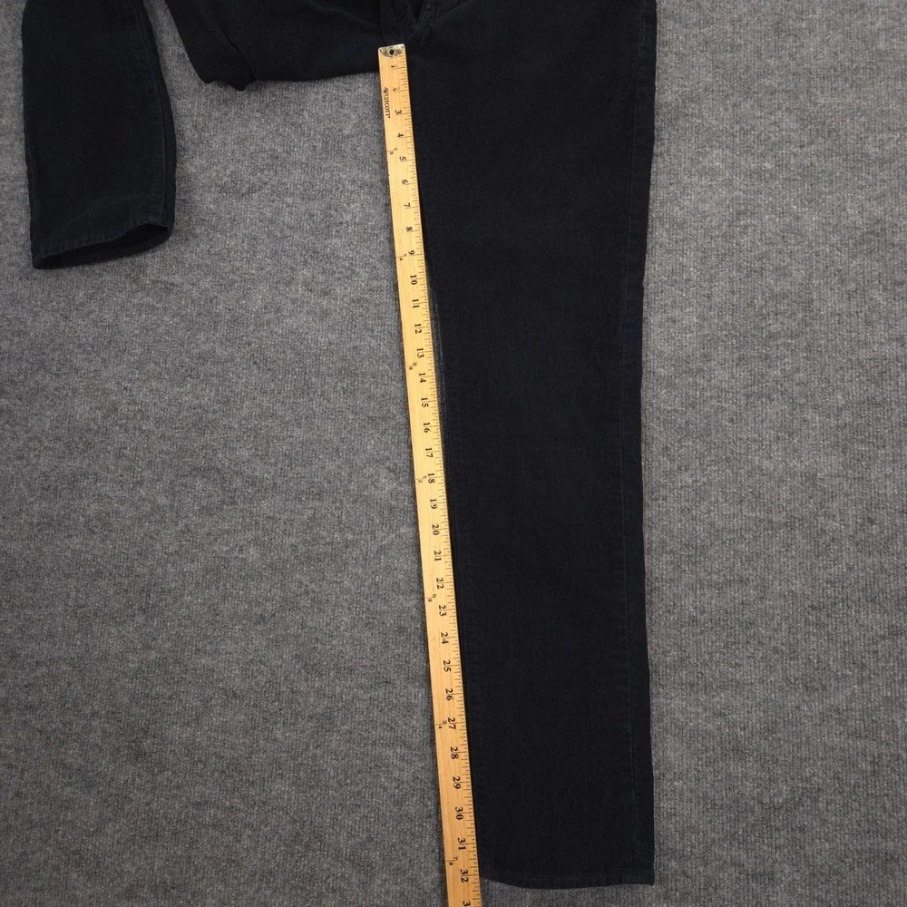 J Crew Corduroy Pants Mens 30X32 Deep Navy Blue 484 Slim Straight Preppy Casual‎